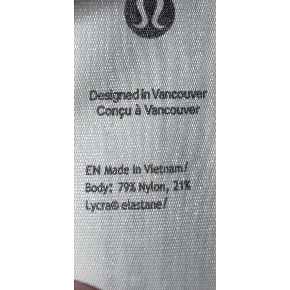 LULULEMON WUNDERMOST SQUARE-NECK BODYSUIT BLACK SHINE COLOR SIZE X-SMALL NWT - Picture 9 of 10